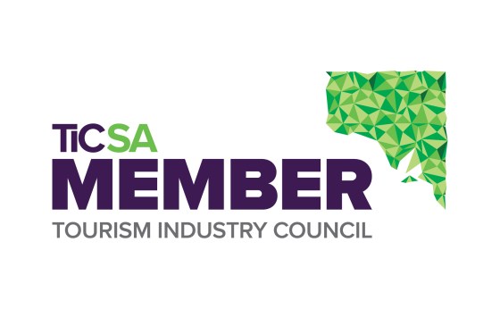 TICSA Member logo with green geometric map design.