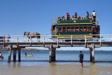 a large boat in a body of water