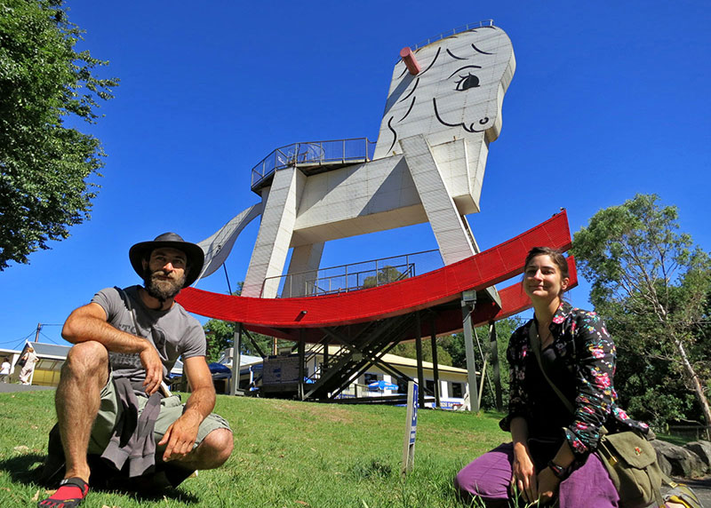 Giant rocking horse on sale