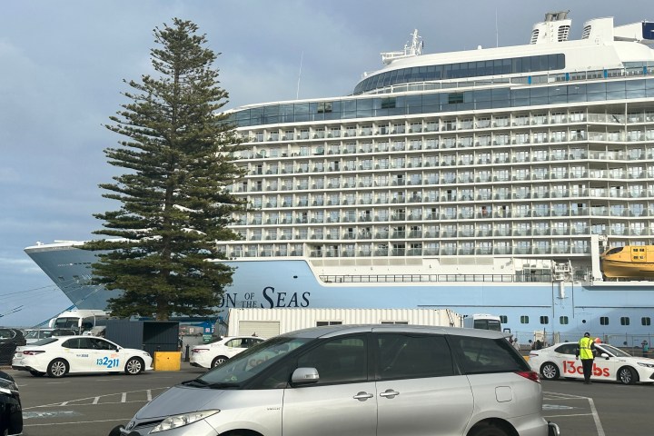 a car parked in a parking lot