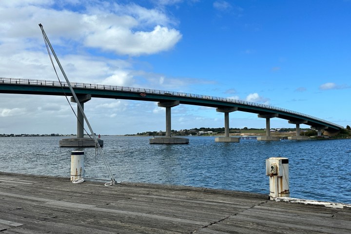 a bridge over a body of water