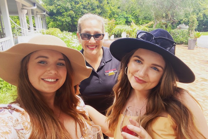 a person wearing a hat